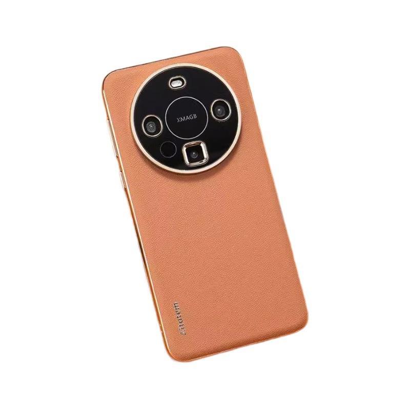 

Suitable for Huawei Mate60pro Mobile Phone Case Electroplating Huawei Electroplating Full-inclusive M60 Business Men and Women High-end Leather Case Huawei Mate 60