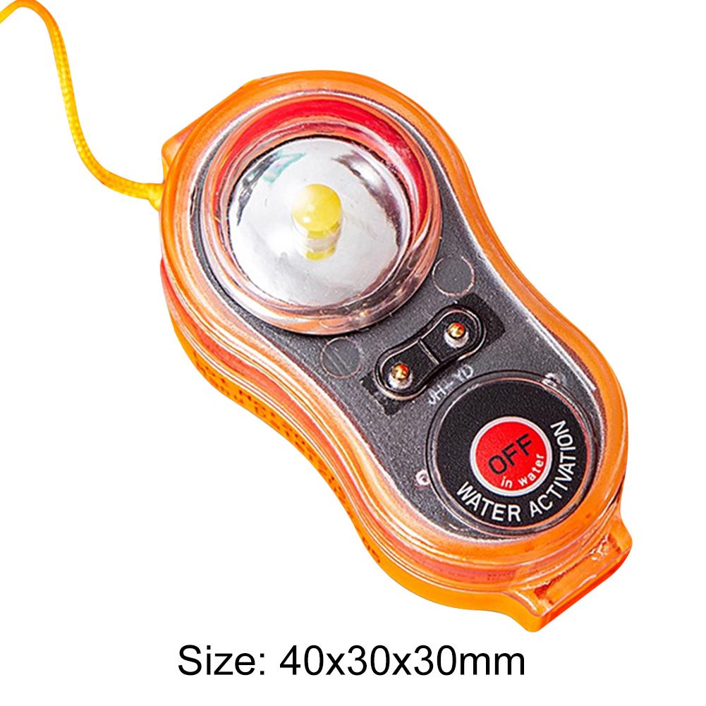 1-10pcs LED Life Jacket Light Energy-Efficient Waterproof Emergency Signal Light Easy Operation Lightweight Outdoor Accessories