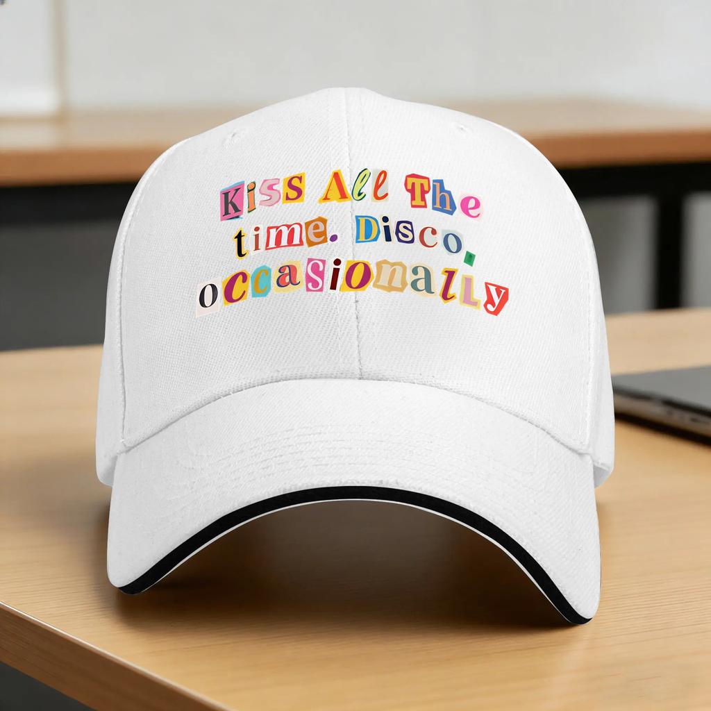 Summer Casual Baseball Cap Kiss All the Time Hip Hop Hats For Women Unisex SunProof Harrys Styles  Street Style Baseball Caps