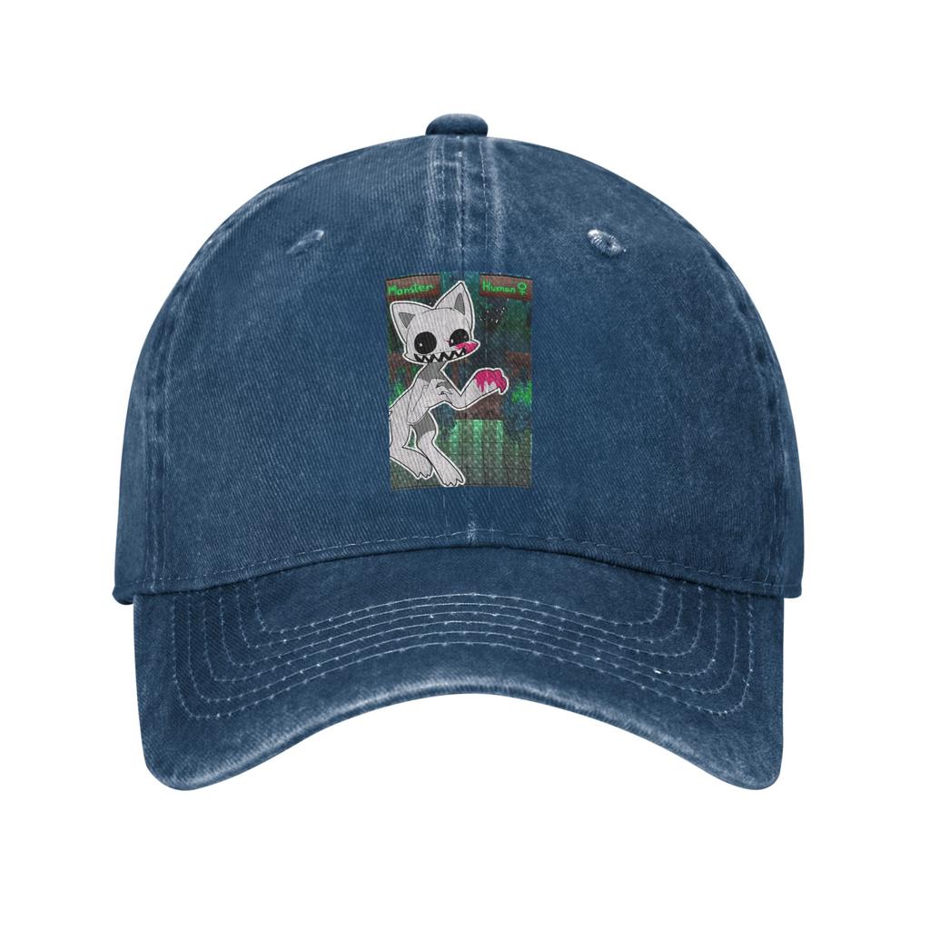 Zoonomaly Cartoon Steam Game  Washed Denim Cap Casual Baseball Caps Adjustable Hat Summer Unisex Baseball Hats