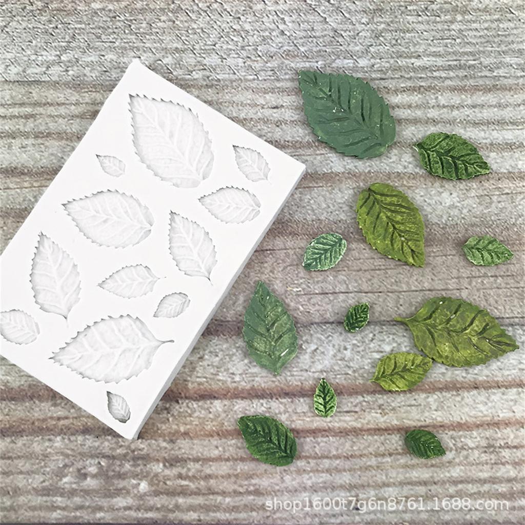 Leaf Silicone Mold Sugarcraft Chocolate Cupcake Baking Mold Fondant  Tools