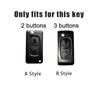 2026 Hot Car Sticker Zinc Alloy Leather Car Key Case Cover Holder Shell for Peugeot 107 207 307 307S 308 407 607 807 3008 5008 K