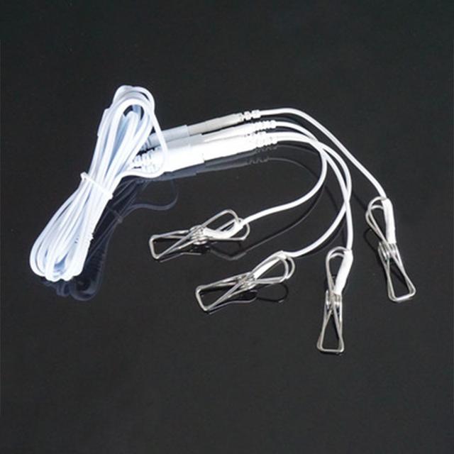 Electro Shock Anal Butt Plug Massage Pad Nipple Clamps Electric Stimulate No Vibrators For Women Sex Toys For Women Sex Shop