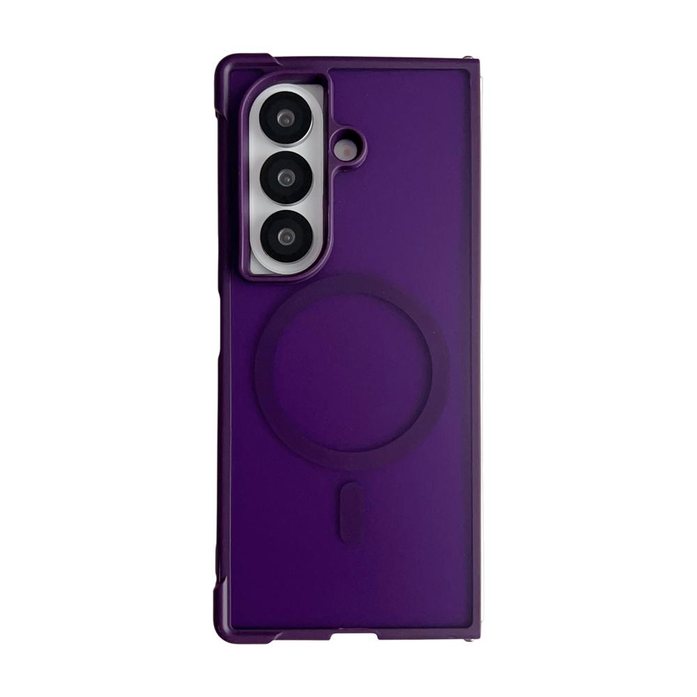 Custodia Magnetica Opaca Trasparente per Telefono Magsafe per Samsung Galaxy Z Fold 7 6 5 4 Fold7 Fold6 Bumper Airbag Cover Antiurto