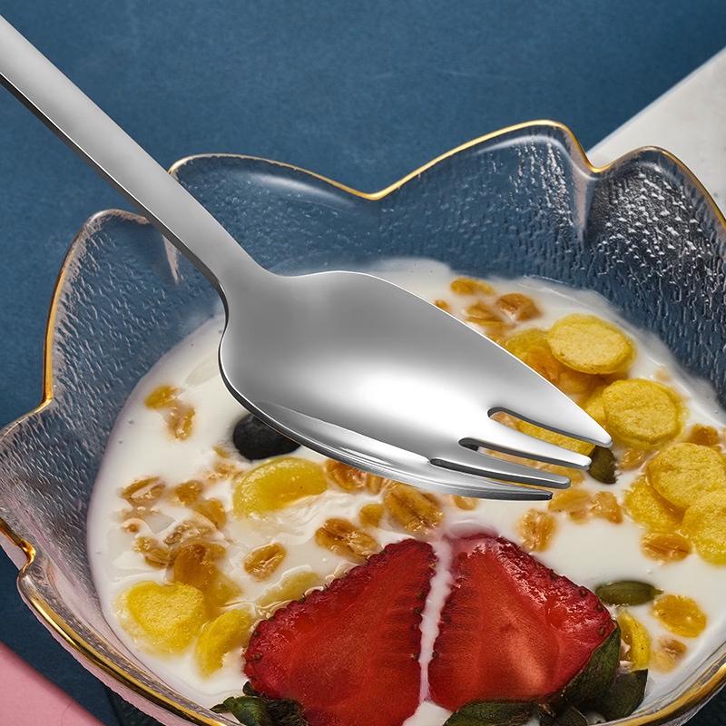 304 Stainless Steel Integrated Noodle Spoon Fork