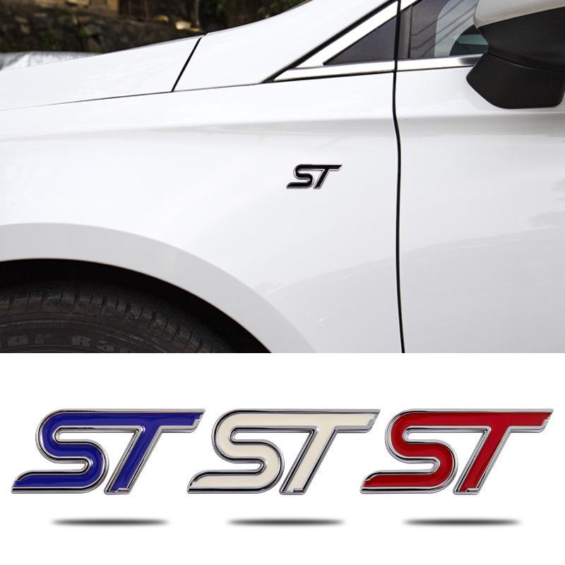 Compatible with Ford Focus, Mondeo, Fiesta, EcoSport, and Other Car Mods. ST Metal Body Stickers/tail Badges Available.