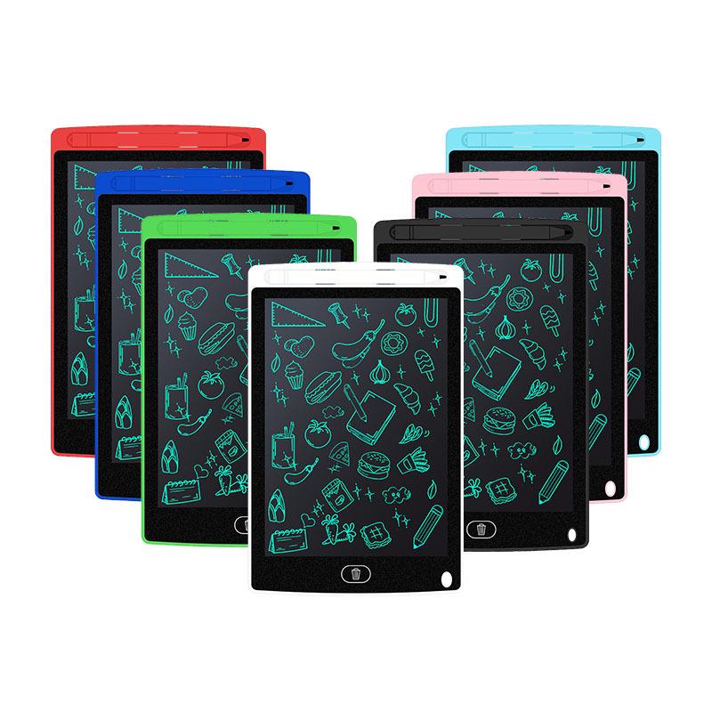 LCD Writing Tablet: 8.5/10/12 Inch Electronic Drawing & Painting Board for Kids - Hand-drawn & Blackboard Style.