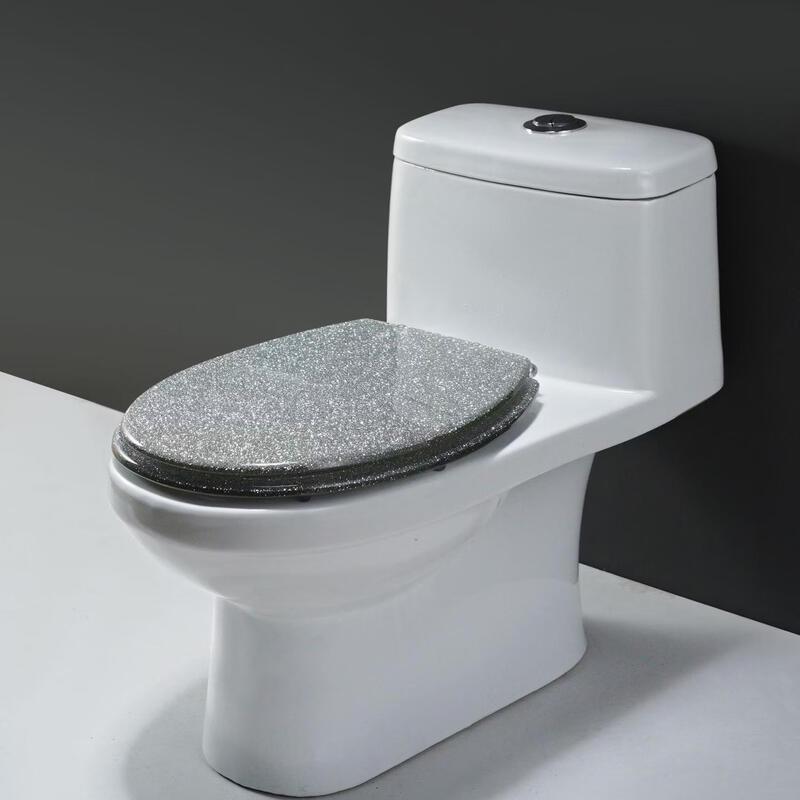 MDNG Starlight Series Soft-Close Resin Toilet Seat Cover