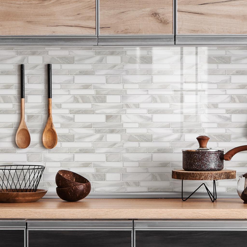 Küchenaufkleber Wasserdicht Und Ölfest 3D Simulation Kristall Spleißen Anti-Fliesen Wandaufkleber Renovierungsaufkleber Verschönerung Explosion