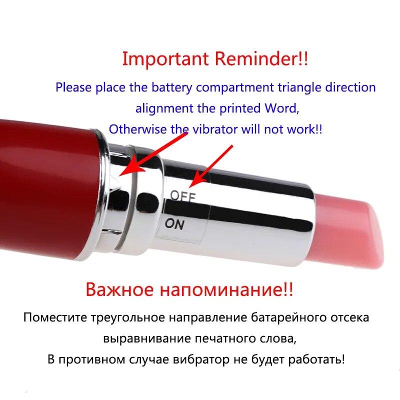 Mini Bullet Vibrator For Women Sex Toys Discreet Lipsticks Vibrating Clitoris Stimulator Lipstick Vibrator Masturbation Sex