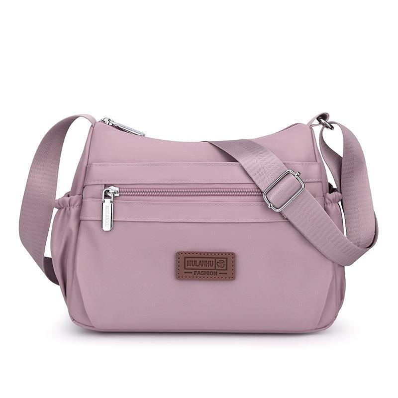

Small square bag mother bag new Oxford cloth women s bag casual multi-layer shoulder messenger bag light and trendy large capacity