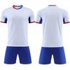 2025 Großhandel Kinder-Fußballtrikot-Set, Grundschul-Fußball-Trainingsshirt, bedrucktes Wettkampftrikot für Jungen und Mädchen