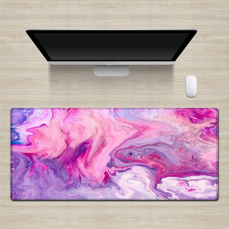 Desk Mat Prevent Slip Soft Wearable Thickened Decorative Large Mouse Pad for Office Computer Laptop