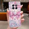 Case For Realme 12 Pro Plus 5G Pretty Flowers Butterfly Clear Soft Silicone TPU Cover For Realme12ProPlus 12 Pro Plus 5G Fundas