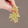 Damenbrosche Osmanthus-Form Retro-Stil Anstecknadel Anzüge Mäntel Pullover Dekorative Anstecknadel Pendler Dating Accessoire