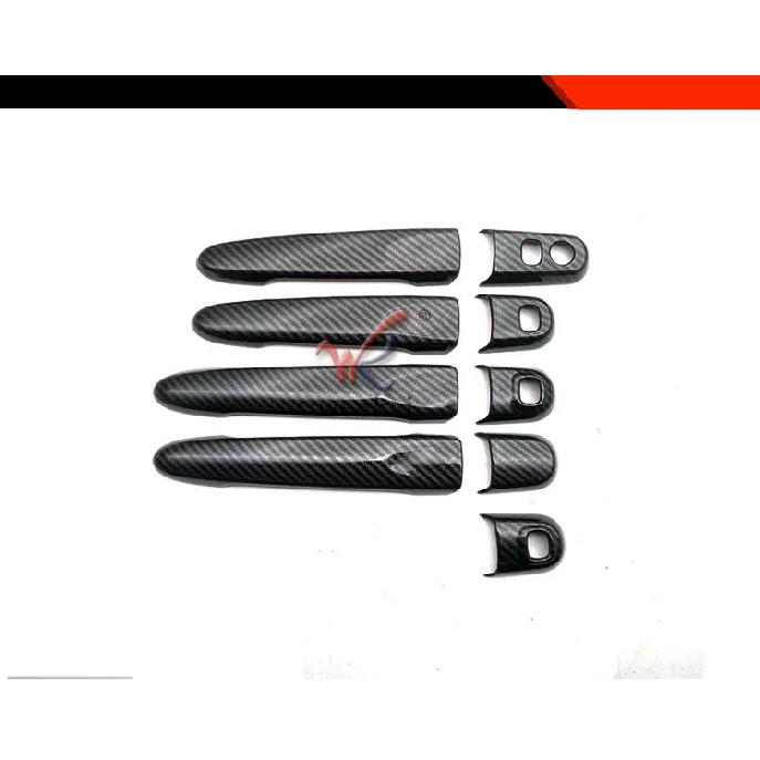 

For Toyota TANK /ROOMY 2016- ABS Chrome Exterior Door Handle door bowl Cover Trim Molding Accessories Carbon