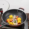 Wok nieprzywierający Wok domowy nieoleisty kuchenka gazowa kuchenka indukcyjna ogólne żelazny garnek patelnia gotowanie naczynia kuchenne