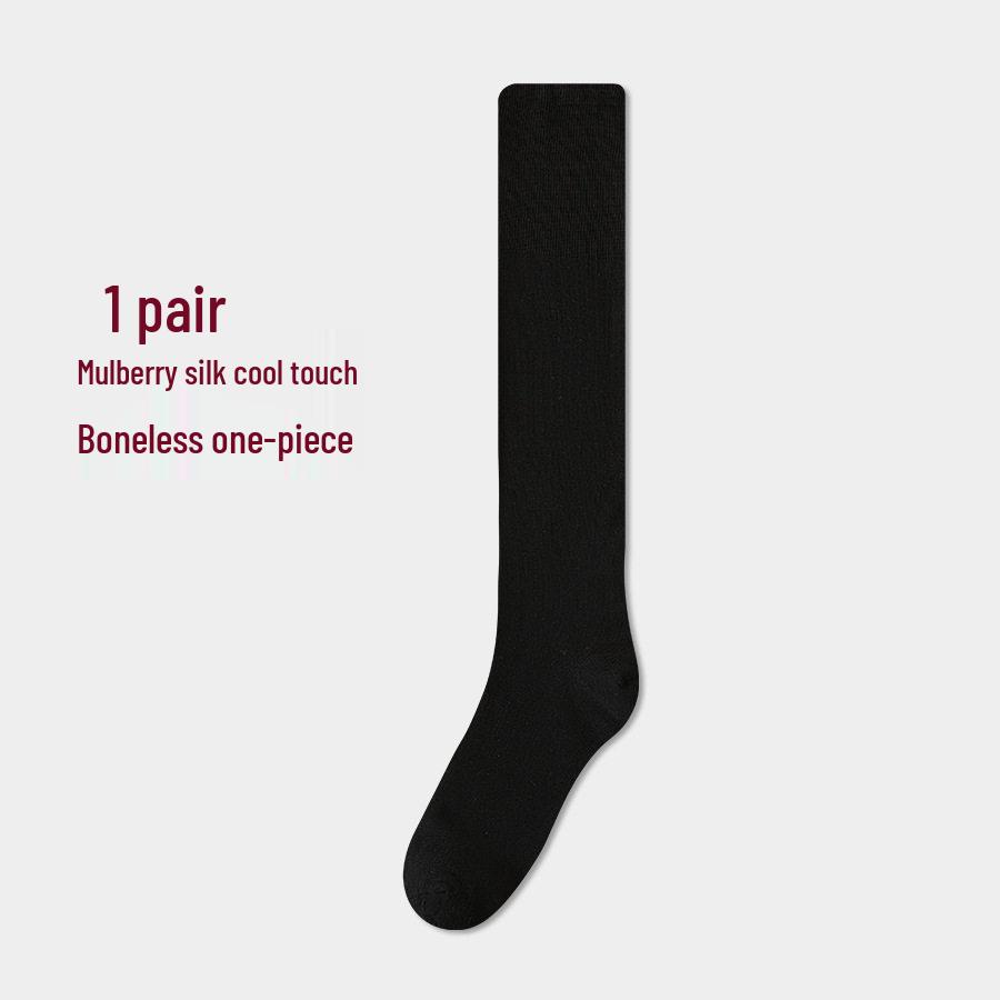 Men's Summer Silk Stockings: Anti-odor, Sweat-absorbing Long Calf Socks