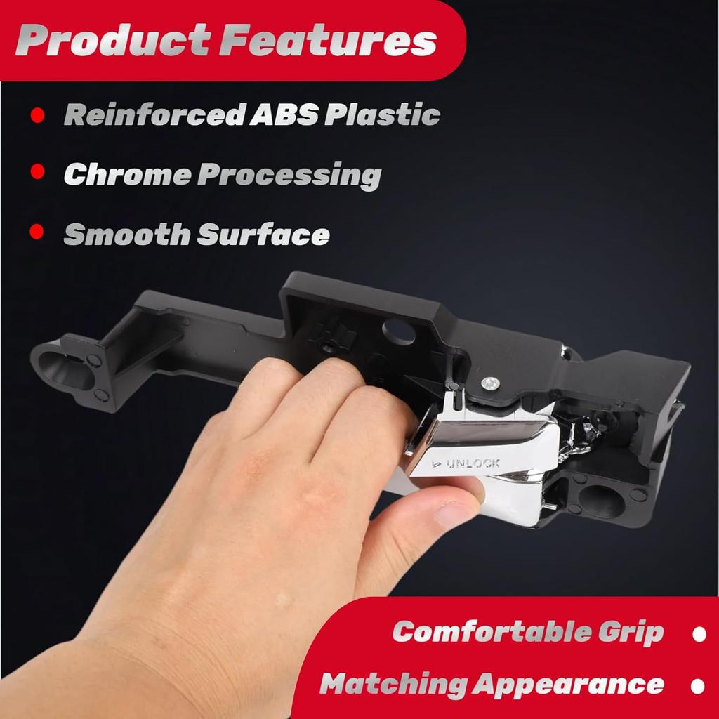 Interior Door Handle Front Right Passenger Side For 2006 2007 2008 2009 2010 2011 2012 Ford Fusion, 2007-2012 Lincoln MKZ, 2006 Lincoln Zephyr,