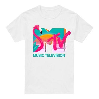 Pánské tričko MTV Vibrant Flamingo Sunset