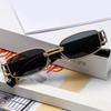 Newest Hip Hop Designer Sunglasses For Men And Women Rap Fashion Square Gold Metal Frame Luxury Woman Hiphop Glasses