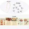 1:12 Dollhouse Mini Wall Decoration Card Holder Nordic Retro Ins Style Ornament for Scene Display Micro Landscape DIY