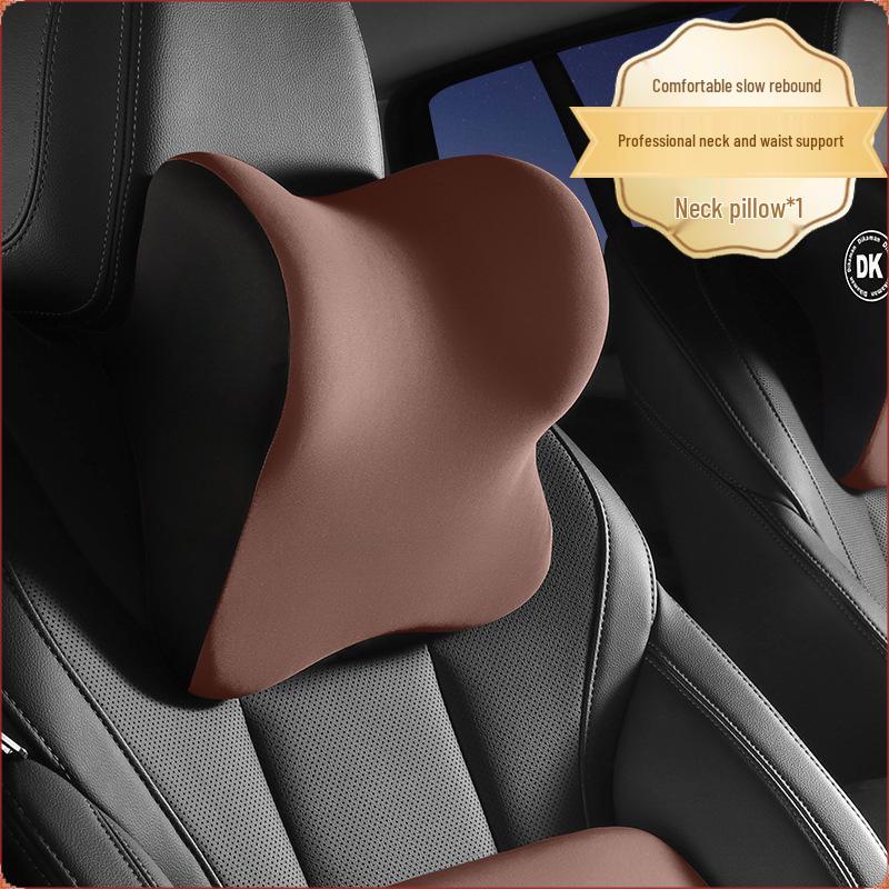 Premium Car Headrest & Lumbar Support Neck Pillow for Driver