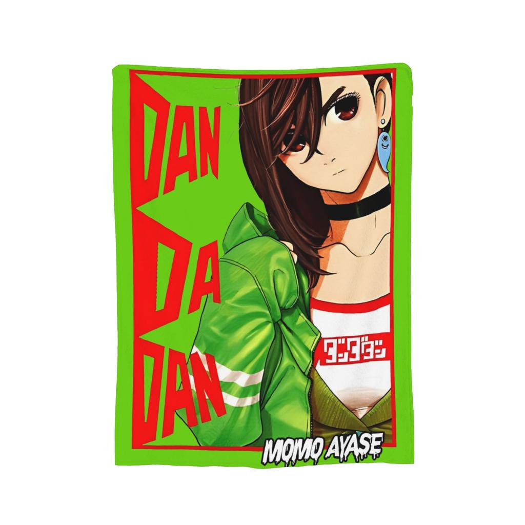 Turbo Granny Dandadan Anime Flannel Blankets  Creative Throw Blanket for Bed Sofa Couch 200x150cm Plush Thin Quilt,