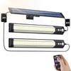 Yasoku Solar 2 LED Outdoor Motion Sensor Light IP65 3m Extension Cord X 3 2000mAh Remote Automatic and Disaster Ideal for Parking and Storage Easy