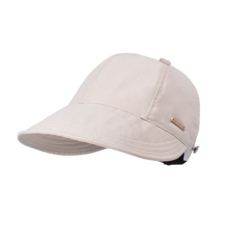 

Zhao RUSI Same Sun Protection Sun Hat Face Fashion All-Match Bucket Hat Show Spring and Summer Small Sun Hat Female 8516 Beige