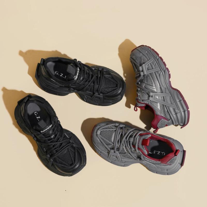 Autumn new platform dad shoes women's small height increase versatile sports and leisure shoes women