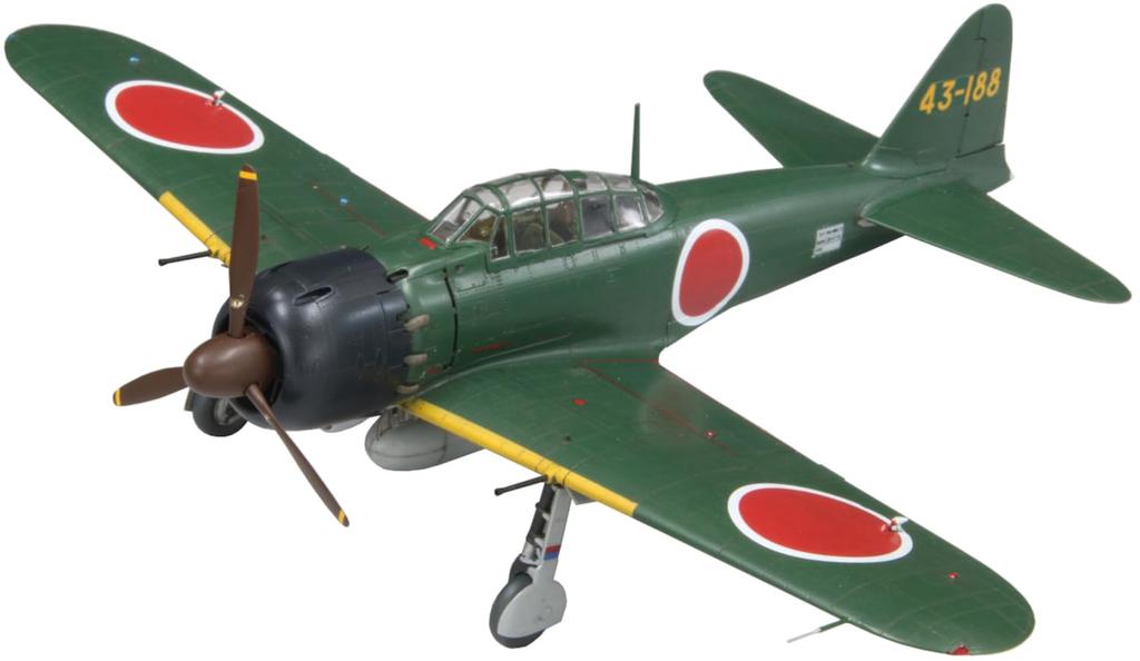 Fine Molds Scale Imperial Japanese Navy Zero Fighter Type 52 Model A Plastic Model FZ03 1/48 (Mitsubishi) (Airplane)