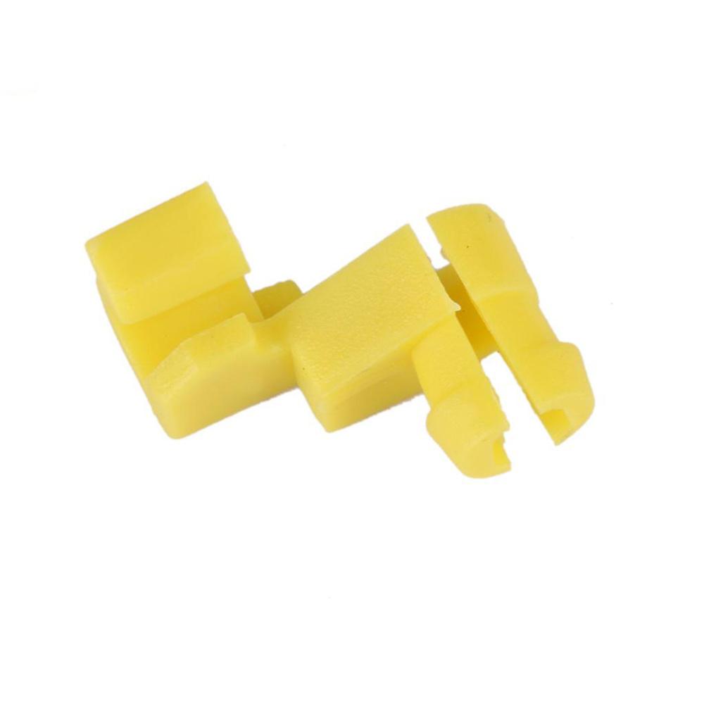 Ny 50 stk Gul Nylon Bildørlås Stangklemme Holder For 69293-12040