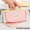 2025  Square Star Pencil Case Multi-function Tote Stationery Bag Aesthetic Unique Multi-layer Pencil Box School Essential