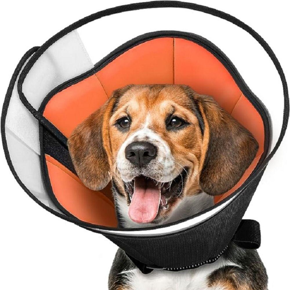 Soft Pet Anti-bite Collar Adjustable Elizabethan Collar Recovery Collar  Prevent Licking Wounds