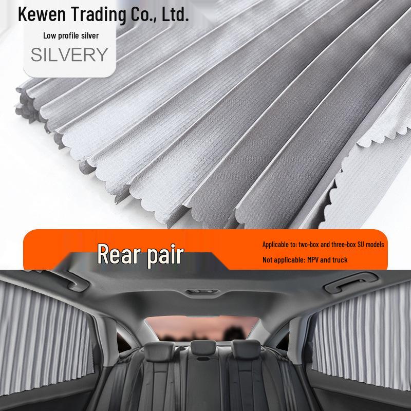 Universal Magnetic Car Side Window Sunshade Curtains for Heat Insulation and Sun Protection