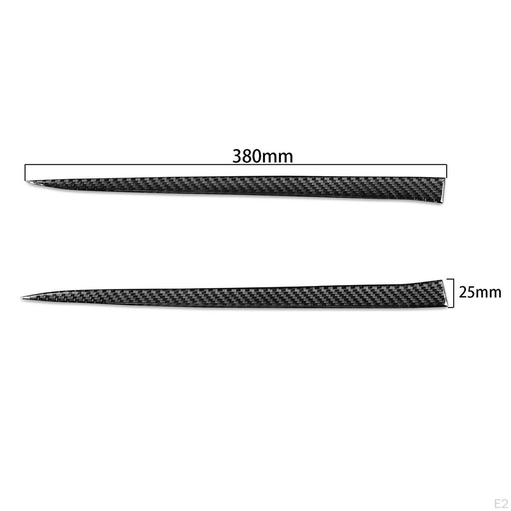 2x Car Front Bumpers Decorate Strips Decorative Trim for A90 Easy to Install