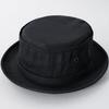 Reck Hatter Cotton Twill Pork Pie Size Black Suitable for and All Seasons Men's Hat, L, RH-320, Twill, Spring, Summer, Fall,