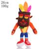 26cm Neu eingetroffen Anime Crash Bandicoot Plüschtiere Cartoon Tier Aku Aku Crash Weiche gefüllte Plüschpuppen für Kinder Weihnachtsgeschenke