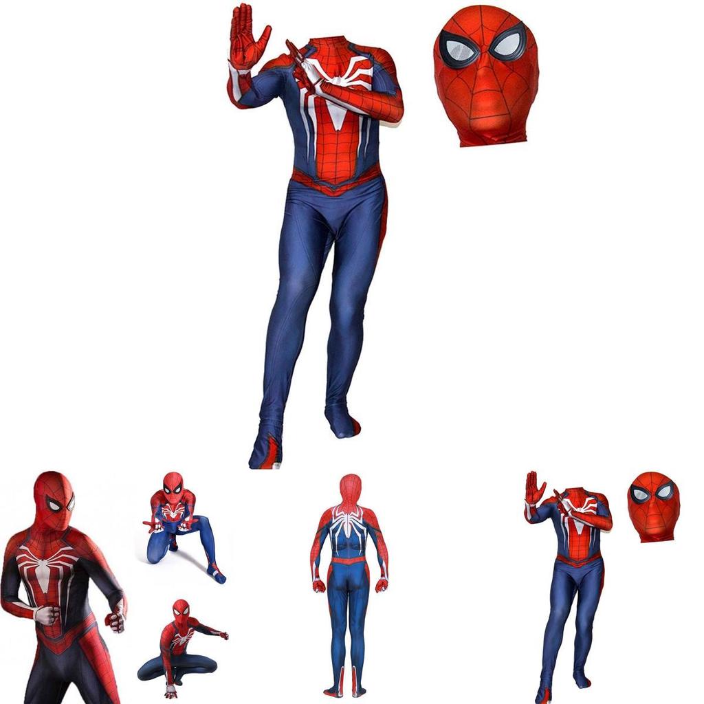 Costum Cosplay Ps4 Insomniac Spider-man Imprimat 3D Adult Copii Costum Spidey Zentai Cu Manoperă Exquisită Și Material Licra Respirabil