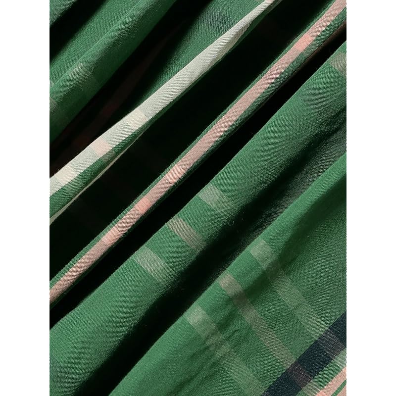 [Beams Boy] skirt boy big tartan ladies GREEN FREE 13270113803