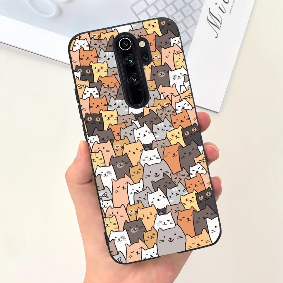 Für Xiaomi Redmi Note 8 Pro Hülle Mode Mädchen Weiche Silikon Rückseite Für Redmi Note 8Pro 8 pro Niedliche Cartoon Handyhülle Fundas