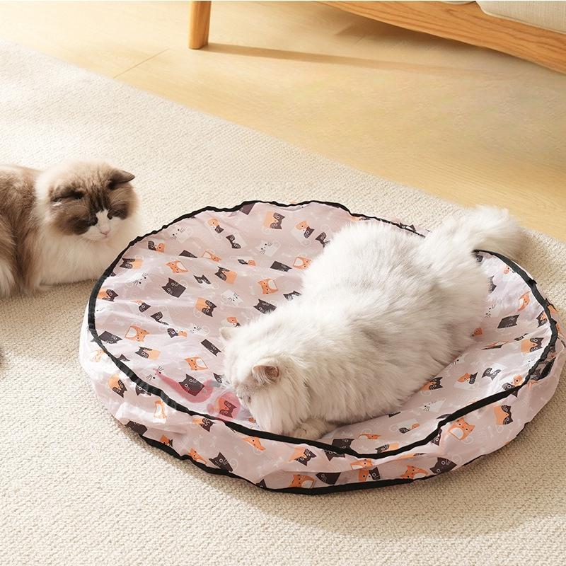 

Interactive Cat Toys Ball Fast Rolling in Pouch Hide Seek Kitten Toy Motion Activated Interactive Cat Toy fo IndoorHunting Cover