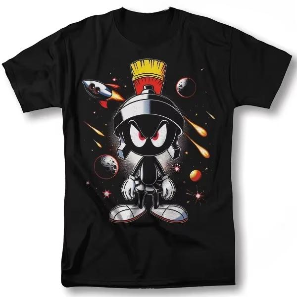

2026 Summer New Model Marvin Marsman Print T-Shirt - High-Quality Fashion Casual Breathable Men s Round-neck Print T-Shirt - ... S разноцветный