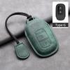 4 Buttons Car Remote Key Case Cover for Honda HR-V CR-V CRV Civic Accord 2021 2022 2023 Leather Car Key Shell Fob Keychain