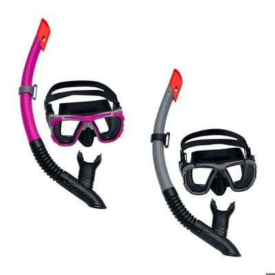 Set mască și tub - Bestway - 24021 - Culoare asortată - Protecție UV - Etanș la scurgeri