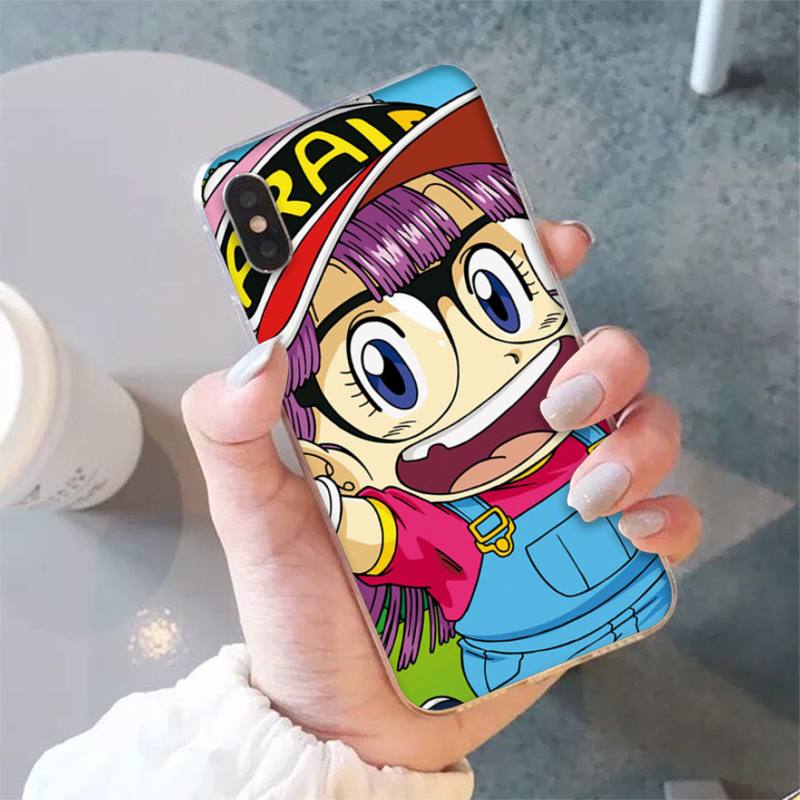 Yinuoda Cartoon Dr Slump Arale Phone Case for iPhone 11 12 13 Mini Pro XS MAX 8 7 6 6S Plus X 5S SE 2020 XR Case