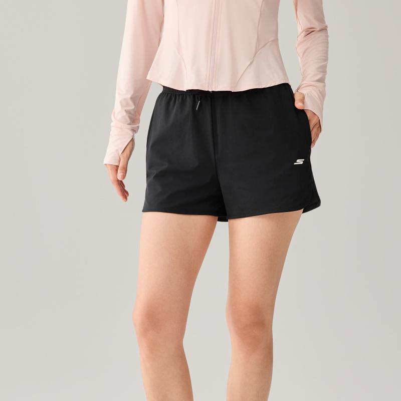 Skechers Lace-Up Simple Breathable Sports Shorts Women Shorts P226W041-0018