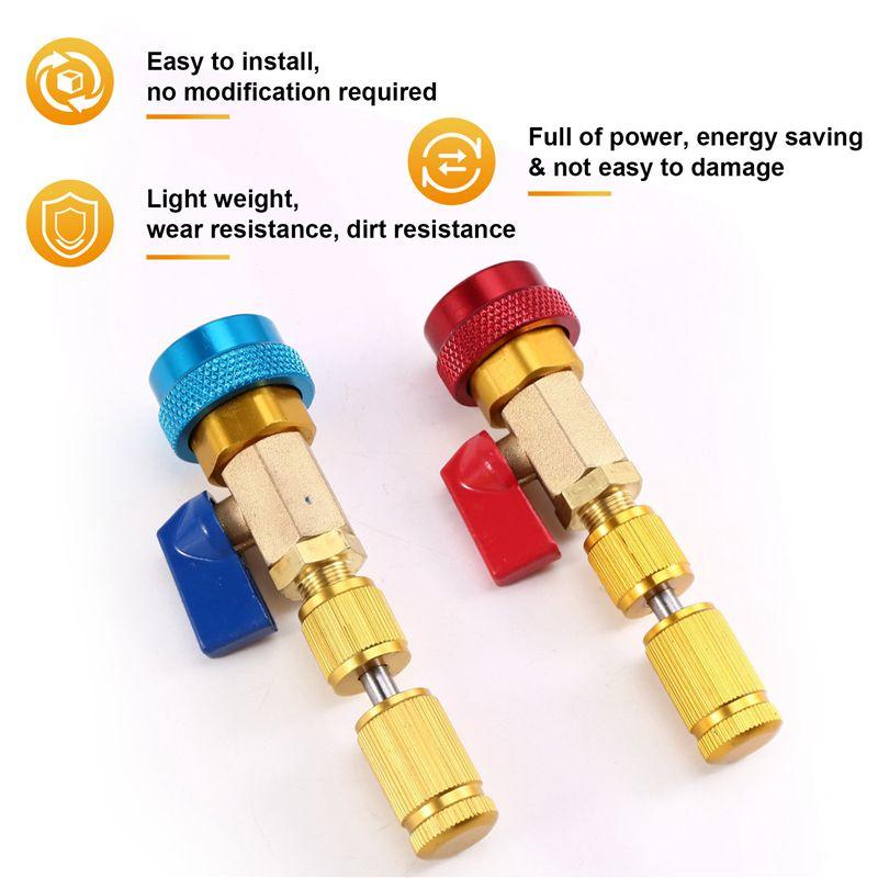 Professional R134A Valve Core Tool Air Condition Valve Core Refrigeration Schrader Valve Core Remover Tool