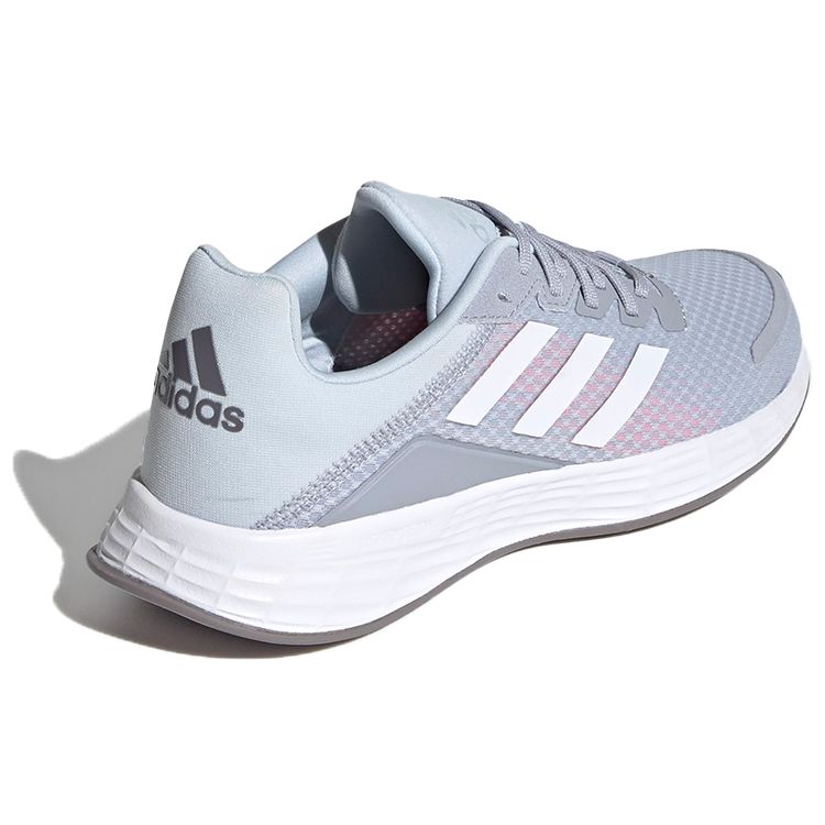 Adidas Duramo Sl Simple Comfortable Breathable Shock Absorbing Durable Low Top Casual Running Shoes Women Sneakers Gray White FY6708